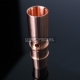 60 ° Inclined Hole Brass Connector - application: Electrical Appliances - machined to drawing by Unispecial